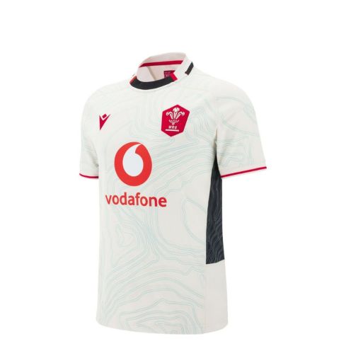 Kids’ Rugby Replica Jersey Wales Away White 2025-2026 - Macron
