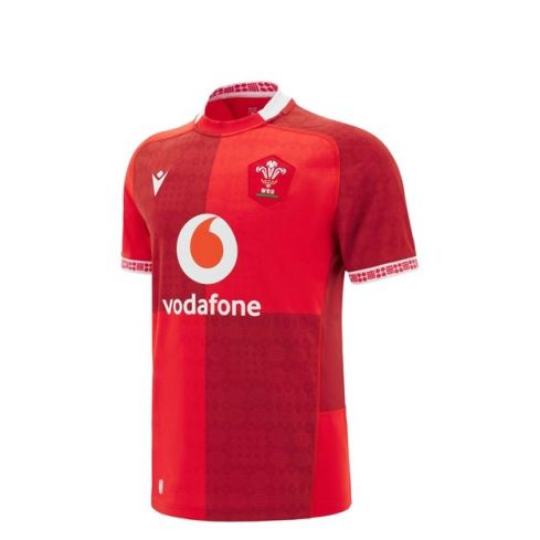Kids’ Rugby Wales Replica Home Jersey 2025/2026 - Macron