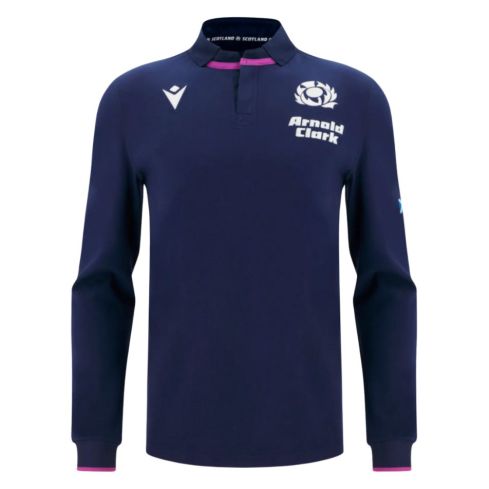 Scotland 2025/2026 Long Sleeve Cotton Jersey - Macron