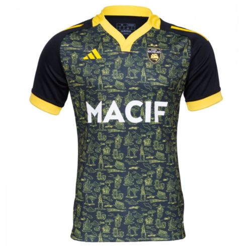 Replica Rugby Jersey Stade Rochelais Home Kids 2024-2025 - Adidas