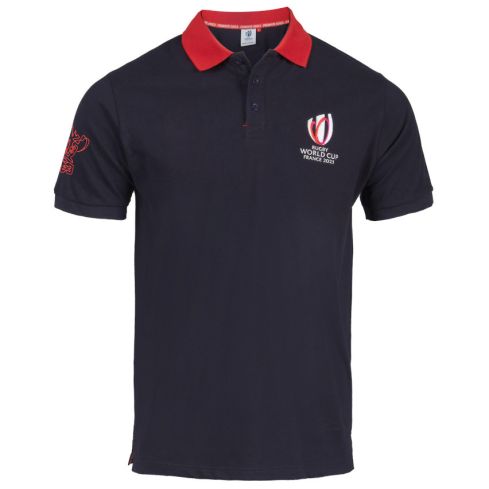 Rugby Logo Polo World Cup France 2023 Blue - Sportfolio