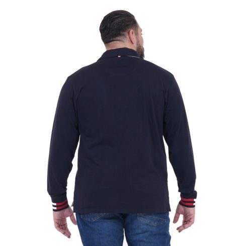 French Rugby Club Long Sleeve Polo Navy Blue + Free T-Shirt - Ruckfield