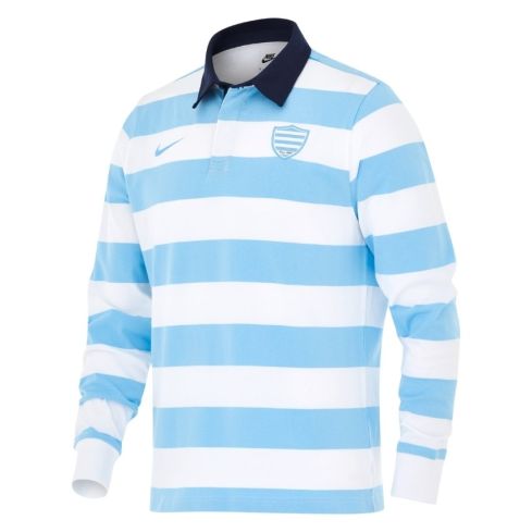 Racing 92 Heritage Long Sleeve Rugby Polo 2025/2026 - Nike