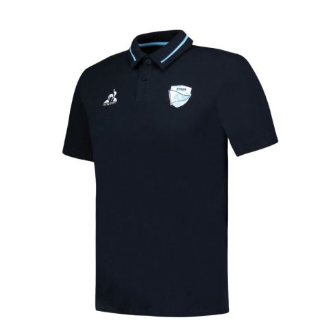 Aviron Bayonnais Rugby Prestige Polo Navy 2025/2026 – Le Coq Sportif