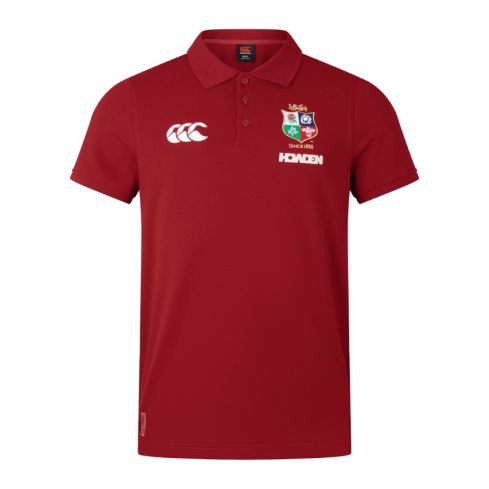 British and Irish Lions Red Rugby Polo - Canterbury