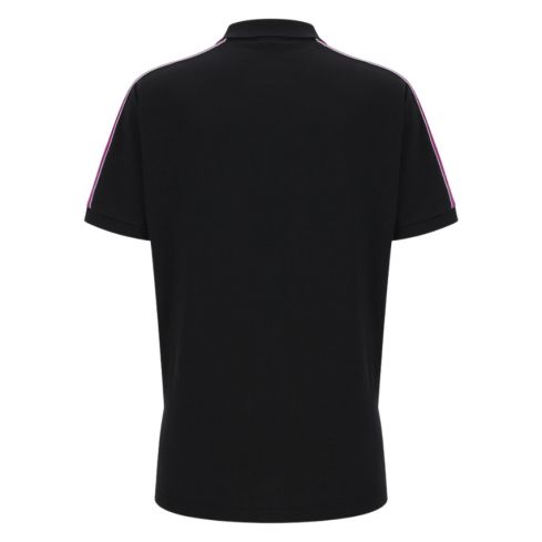 Women's Rugby World Cup 2025 Black Striped Polo - Macron