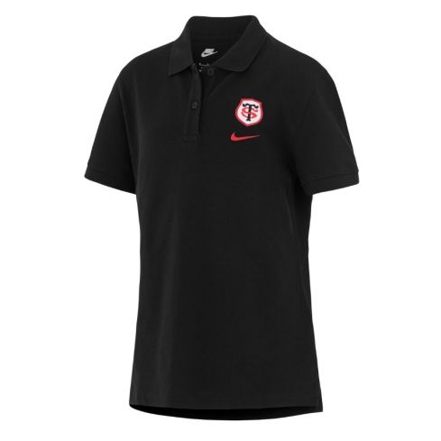 Women's Rugby Piqué Polo Stade Toulousain Black 2025/2026 - Nike