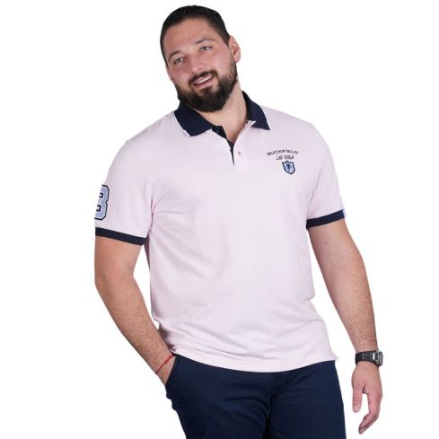 Rugby Polo Le Club Chabal Light Pink - Ruckfield