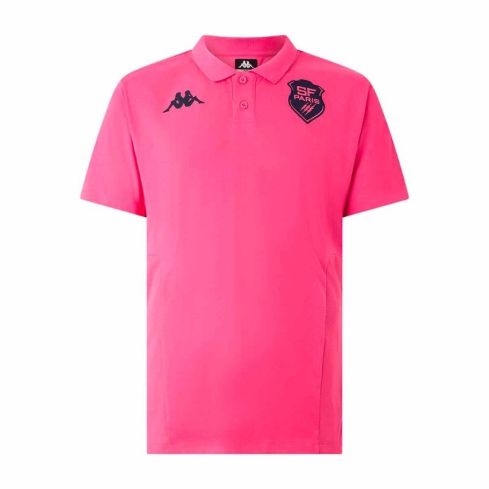 Stade Français Paris Pink Polo Shirt 2025/2026 - Kappa