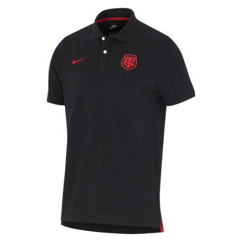 Black Piqué Rugby Polo Stade Toulousain 2024/2025 - Nike