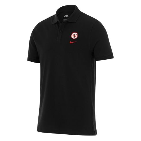 Piqué Rugby Polo Stade Toulousain Black 2025/2026 - Nike