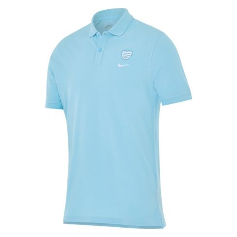 Men's Short Sleeve Rugby Polo Racing 92 Blue 2025/2026 - Nike