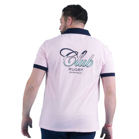 Polo Rugby Club Short Sleeves Pink - Ruckfield