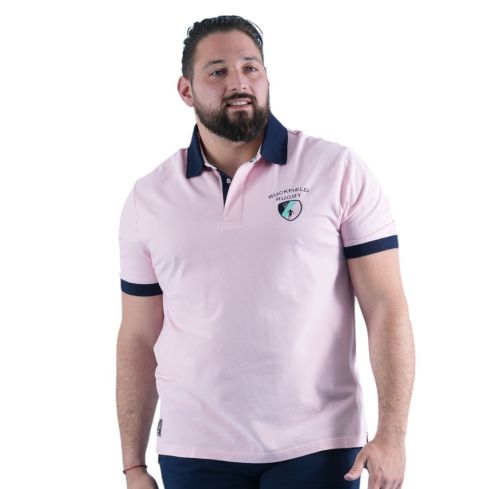 Polo rose Rugby Club à manches courtes - Ruckfield