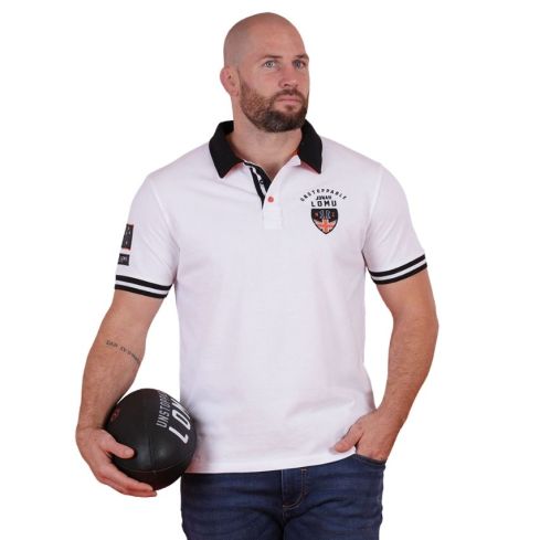 Ruckfield Jonah Lomu Short-Sleeve Rugby Polo White
