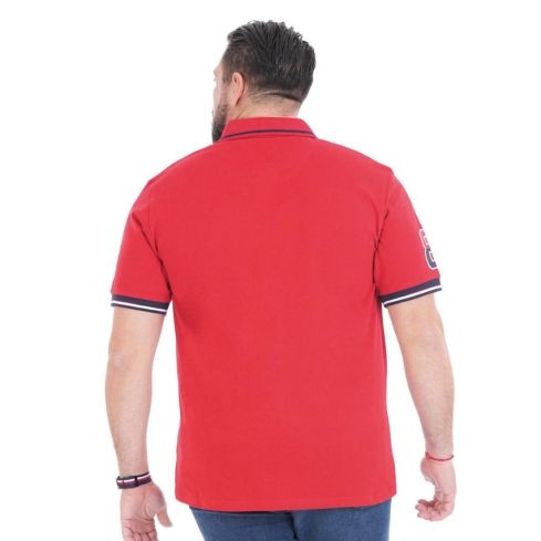 Short Sleeve Red Rugby Polo - Ruckfield