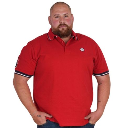 Ruckfield Short-Sleeve Rugby Polo Shirt Red