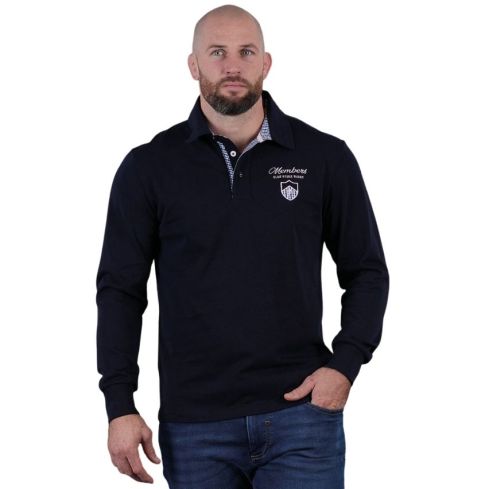 Polo Rugby long sleeve Members Club House Navy - Ruckfield