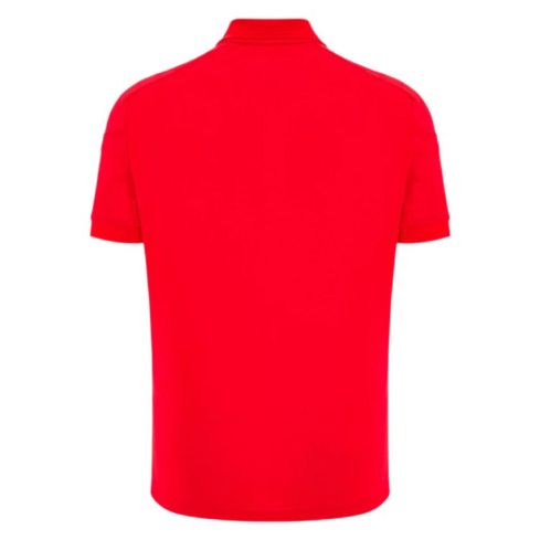 Wales Rugby Travel Polo Red 2025/2026 - Macron
