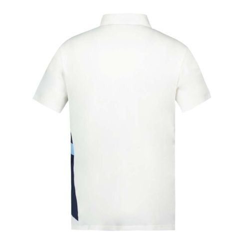 Aviron Bayonnais White Rugby Presentation Polo - Le Coq Sportif
