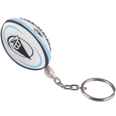 Aviron Bayonnais Rugby Ball Keychain - Gilbert