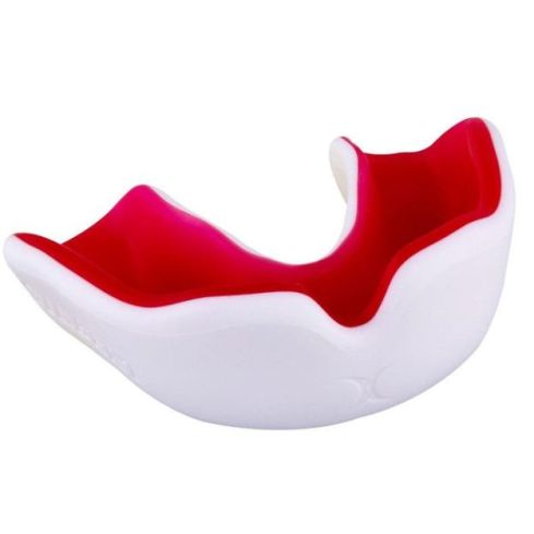 Protège-dent Rugby X Gel Plus Blanc/Rouge de 12 ans à adulte- Gilbert