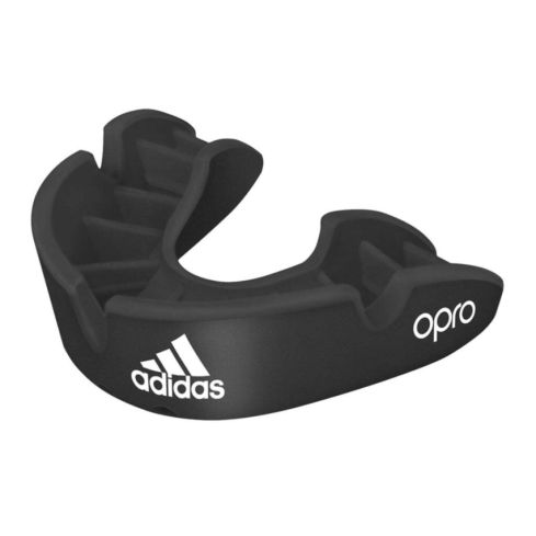 Black Rugby Mouthguard Opro Bronze Kids - Adidas