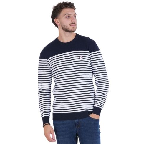 French Rugby Club Navy Blue Rugby Sweater - Ruckfield
