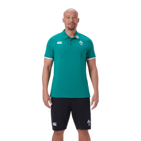 Ireland Green/White Rugby Polo - Canterbury