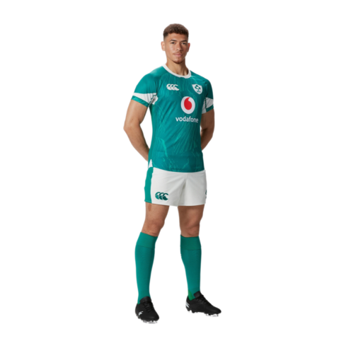 Ireland Home Rugby Shorts White 2024/2025 - Canterbury
