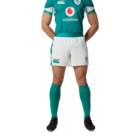 Ireland Home Rugby Shorts White 2024/2025 - Canterbury