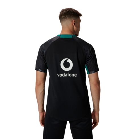 Maillot Rugby Pro Pre-Match Ireland Black/Green - Canterbury