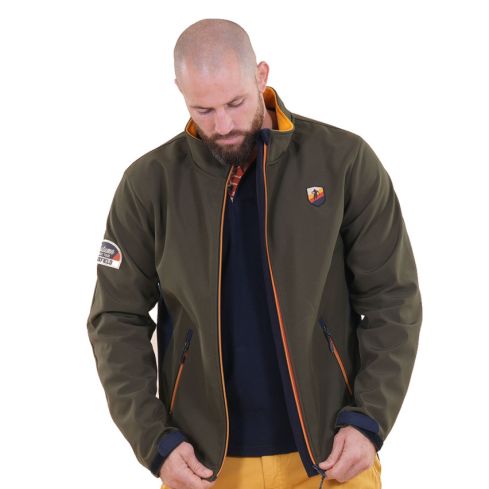 Khaki softshell Autumn Rugby Tour - Ruckfield