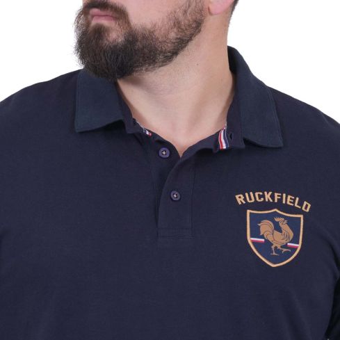 Short Sleeve Rugby Polo French Navy - Ruckfield