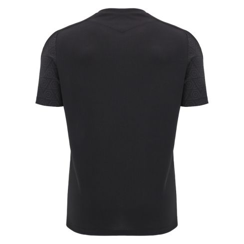 Wales Rugby Training Shirt 2025 Black - Macron