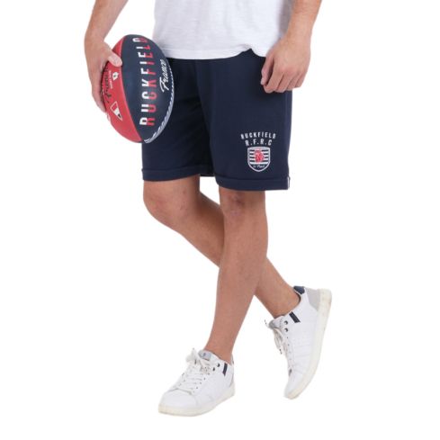 Fleece Rugby Shorts French Rugby Club Navy Blue - Ruckfield