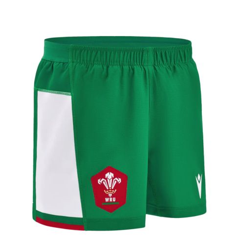 Kids' Wales Away Rugby Shorts 2024/2025 - Macron