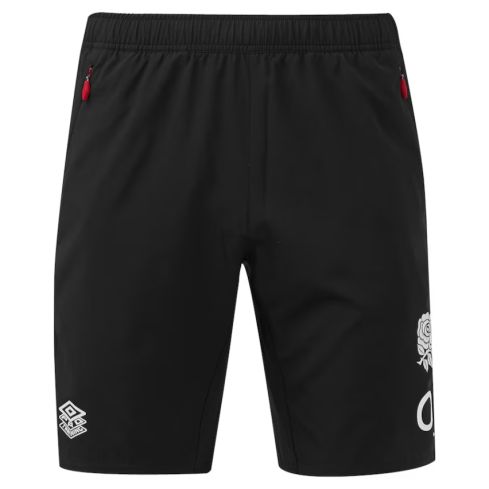 England Rugby Training Shorts Black 2024/2025 - Umbro