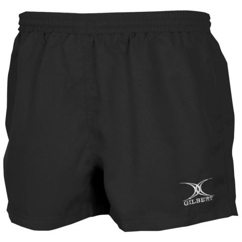 Kids' Rugby Shorts Saracen Black V3 - Gilbert