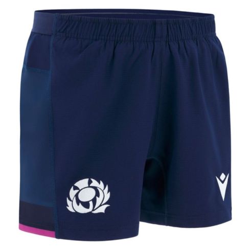 Rugby Shorts Scotland Home Navy Blue 2025/2026 - Macron