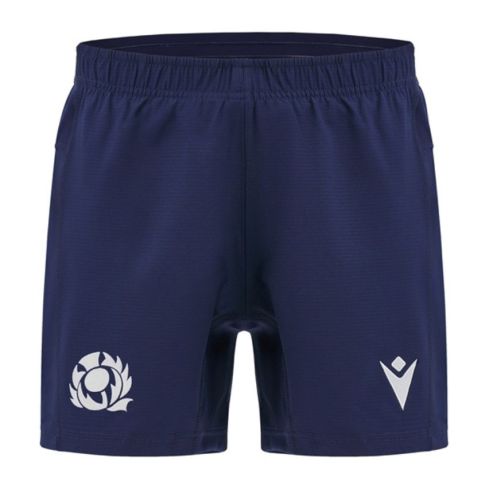 Scotland Rugby Training Shorts Navy Blue 2025/2026 - Macron
