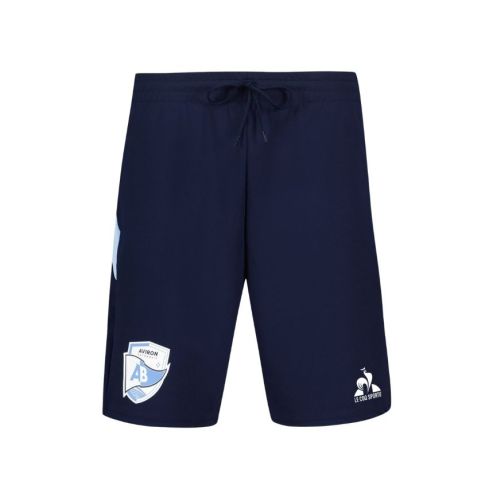 Men’s Aviron Bayonnais Rugby Training Shorts Le Coq Sportif Blue