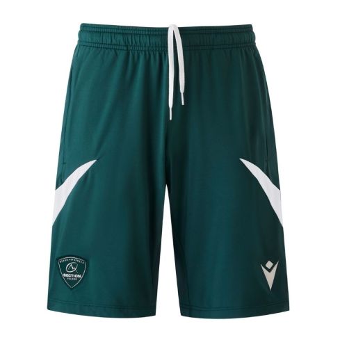 Men’s Section Paloise Rugby Training Shorts Macron Green