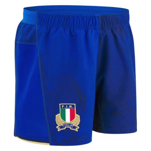 Italy 2025/2026 Kids Home Rugby Shorts - Macron