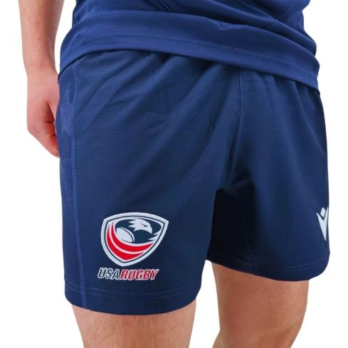 USA Rugby Home Blue Rugby Shorts 2025/2026 - Macron