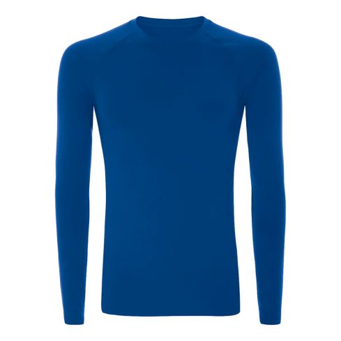 Sous Maillot Thermique Rugby Manches Longues Bleu - Boutique-Rugby.Com