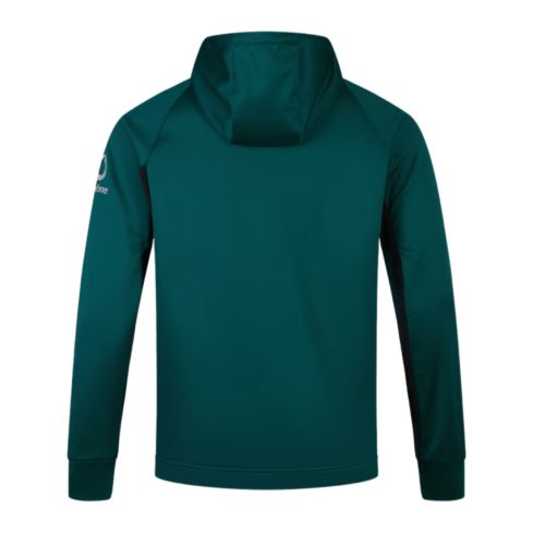 Ireland Green/Black Zip Training Rugby Hoodie - Canterbury