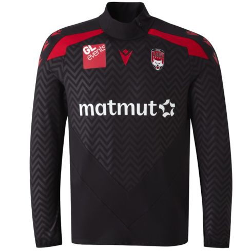 Rugby 1/4 Zip Training Sweatshirt Lyon LOU RUGBY - MACRON