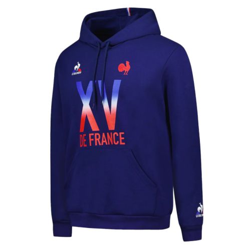 Unisex Blue Fanwear Hoodie - Le Coq Sportif