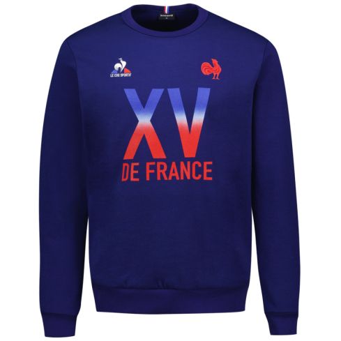 France Blue Rugby Fanwear Sweat - Le Coq Sportif